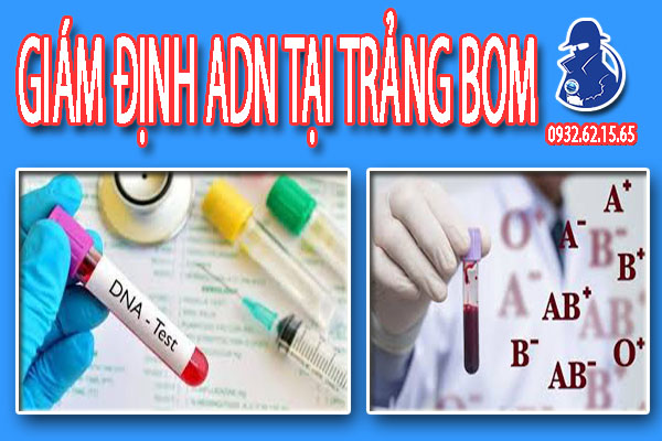 GIÁM ĐỊNH HUYẾT THỐNG TẠI TRẢNG BOM - ĐỒNG NAI