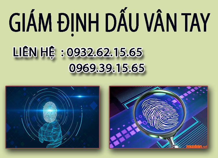 Dịch vụ giám định dấu vân tay tại Nghệ An chất lượng uy tín 2